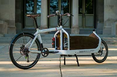 Cargo Bike in a box from Cardiff to Barcelona